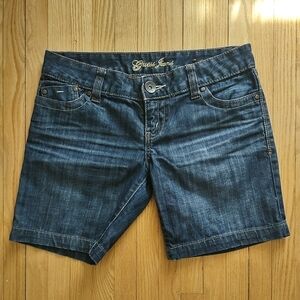 Guess Dark Blue Jean Shorts for Women